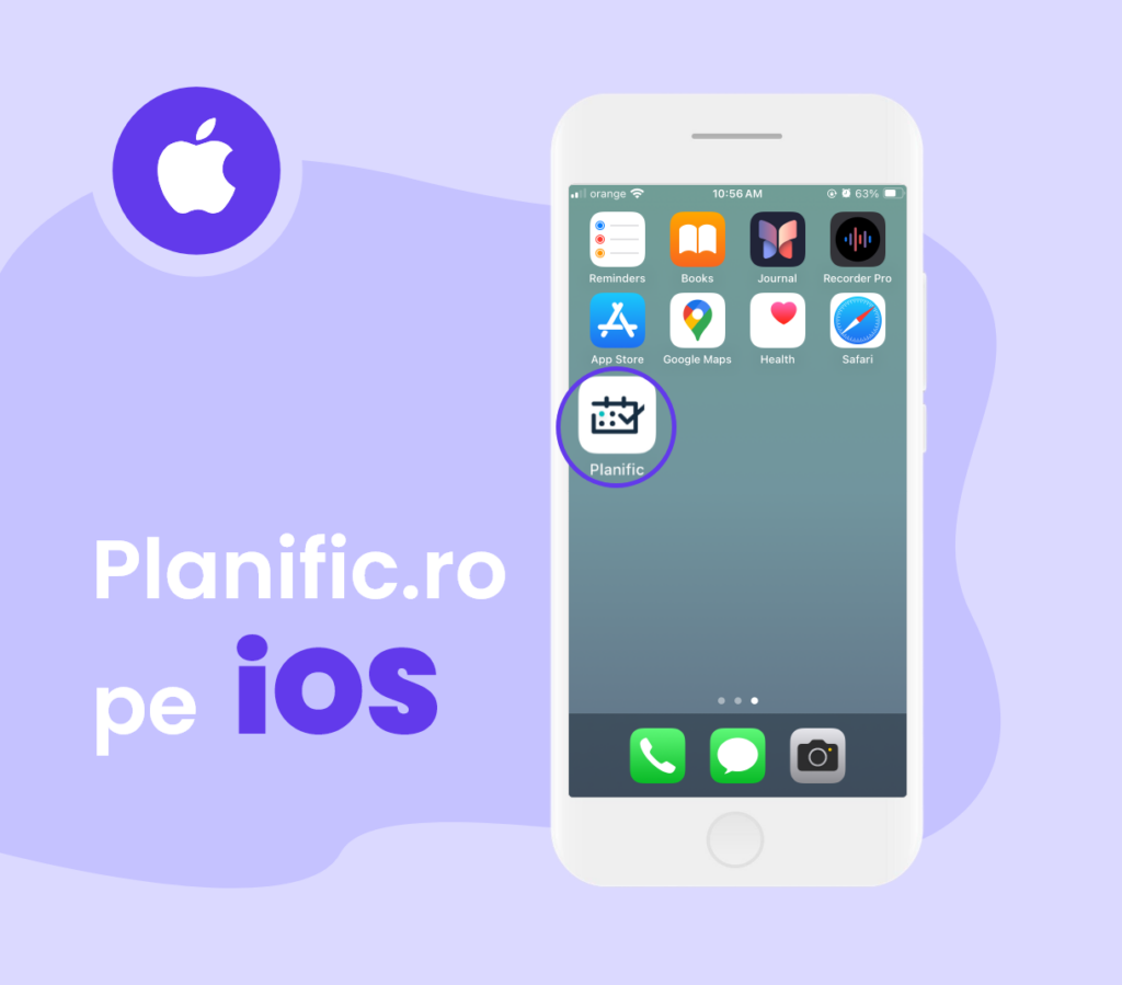 Instalare aplicație Planific.ro pe iOS